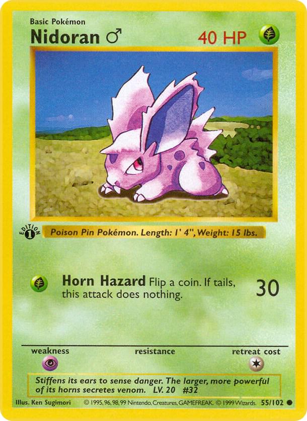 Nidoran (Male) 55/102 - Base Set
