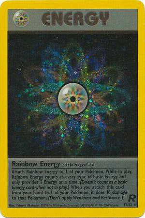 Rainbow Energy Holo 17/82 - Team Rocket