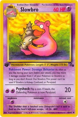 Slowbro 43/62 - Fossil