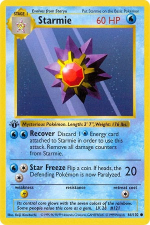 Starmie 64/102 - Base Set