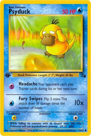 Psyduck 53/62 - Fossil