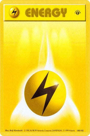 Lightning Energy 100/102 - Base Set