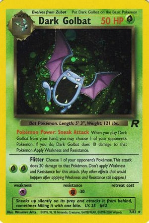 Dark Golbat Holo 7/82 - Team Rocket