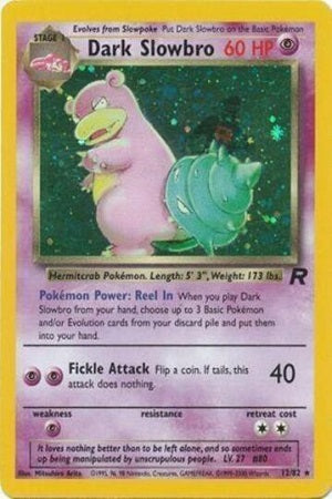 Dark Slowbro Holo 12/82 - Team Rocket