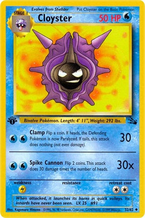 Cloyster 32/62 - Fossil
