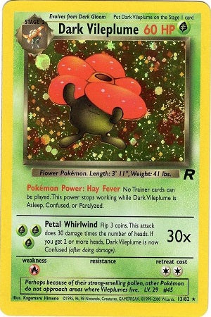 Dark Vileplume Holo 13/82 - Team Rocket