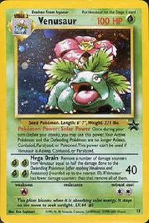 Venusaur #13 - Wizards Black Star Promo