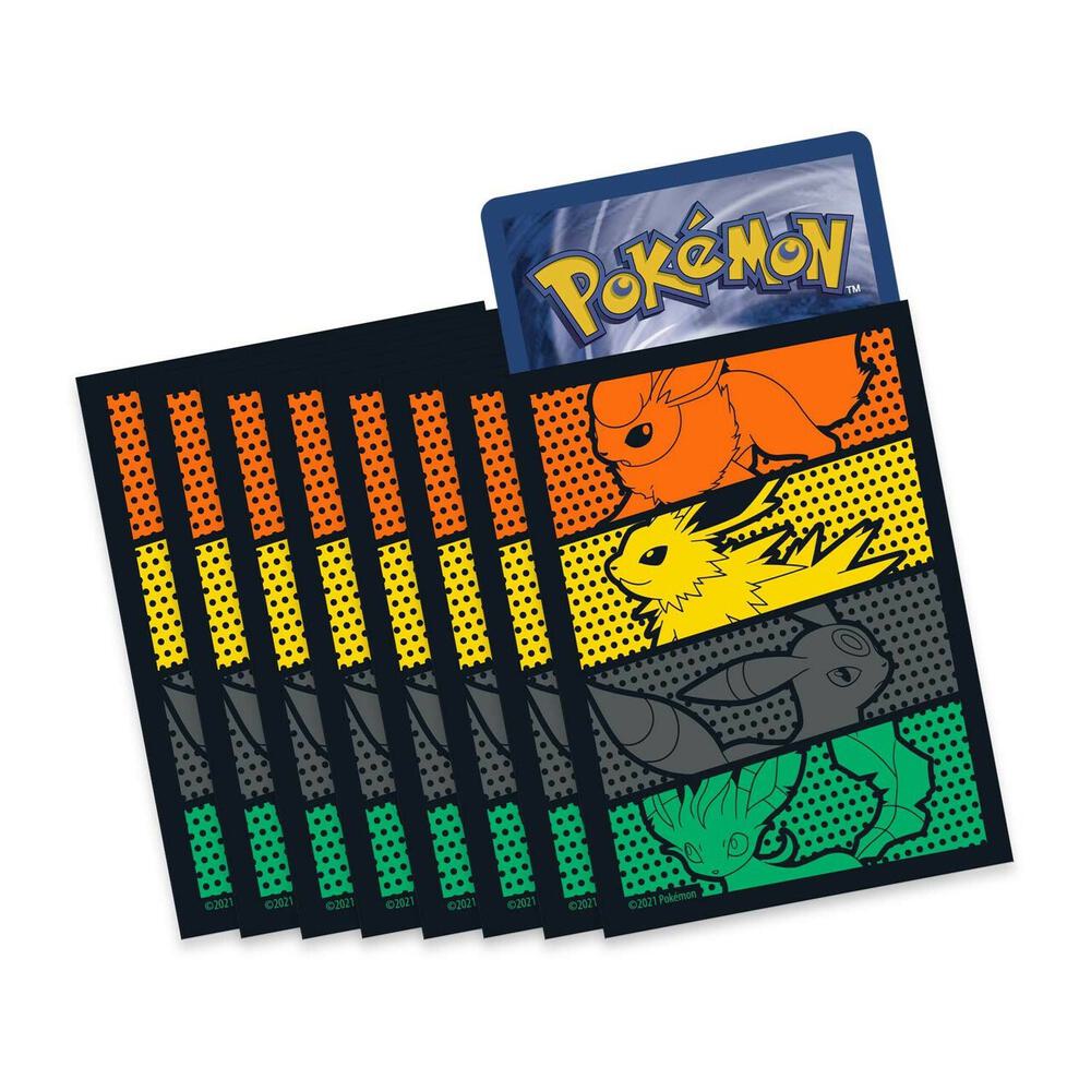 Pokemon TCG: Evolving Skies Pokemon Center Elite Trainer Box Card Sleeves - Flareon, Jolteon, Umbreon & Leafeon (65 Pack)