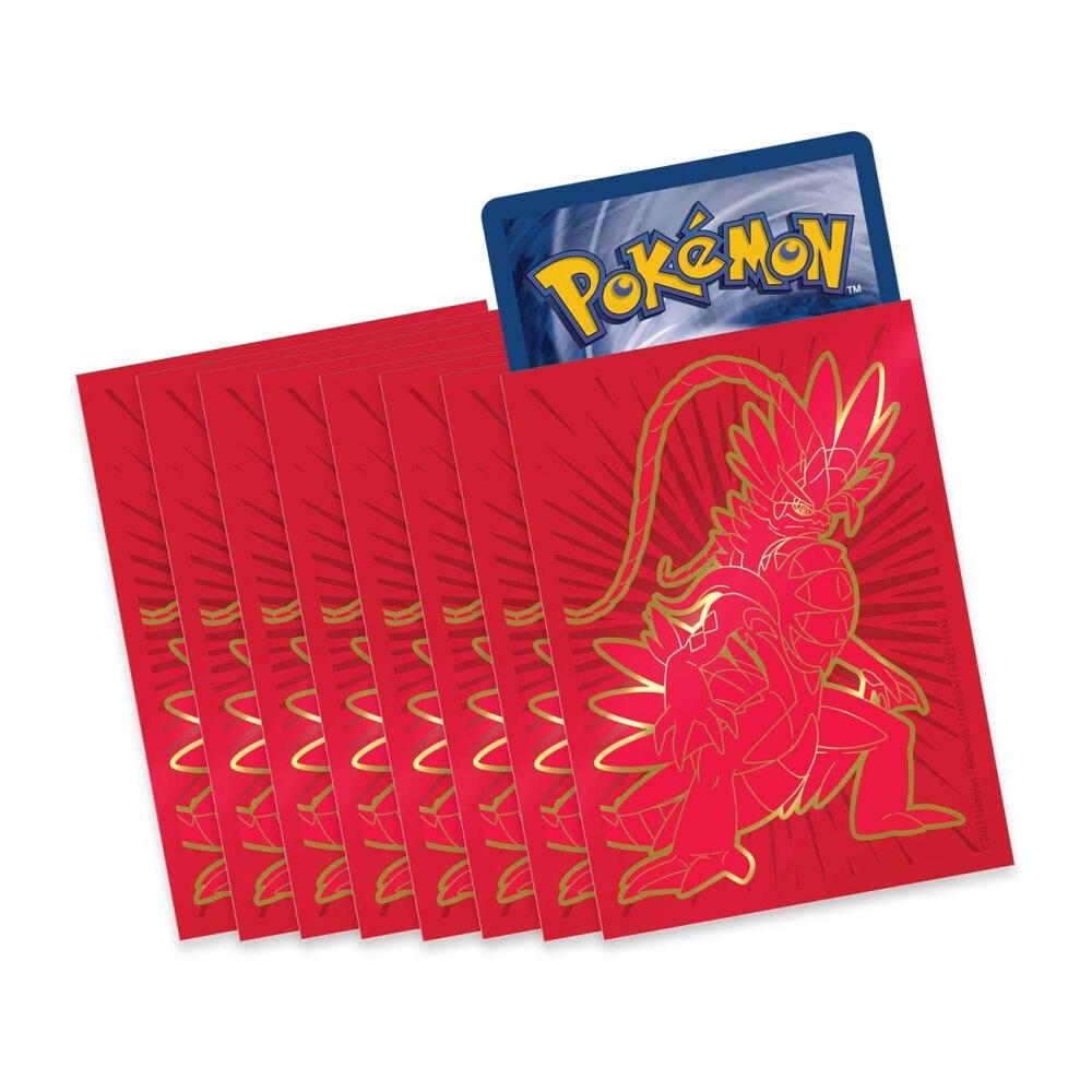 Pokemon TCG: Scarlet & Violet Elite Trainer Box Card Sleeves - Koraidon (65-Pack)