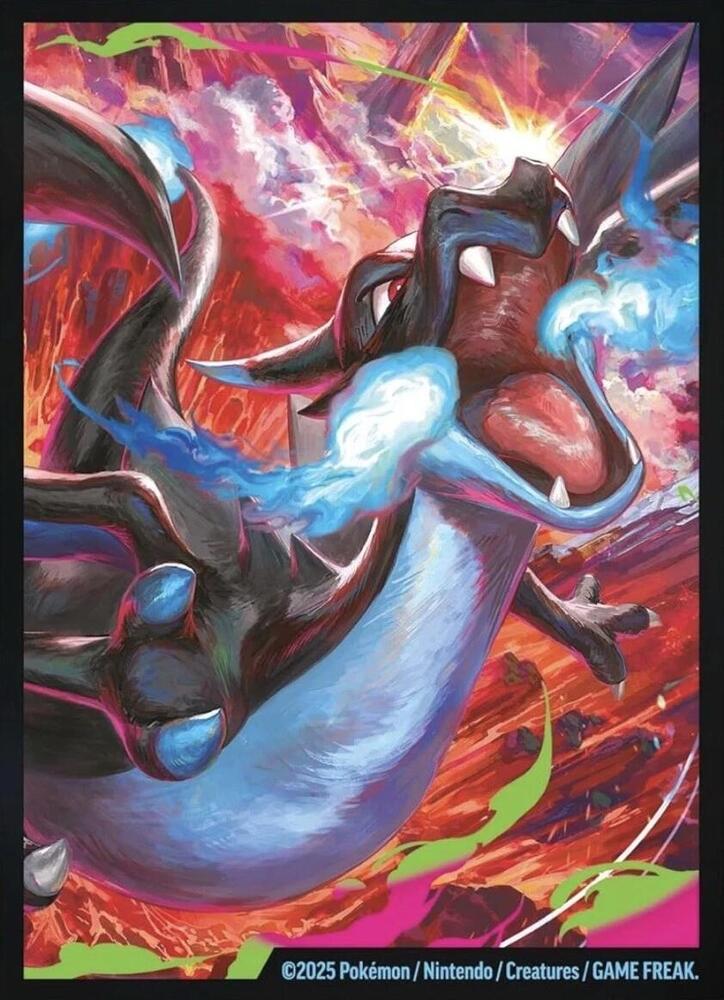 Pokemon TCG: Ultra Premium Collection Card Sleeves - Mega Charizard X (65-Pack) - Pokemon International Card Sleeves