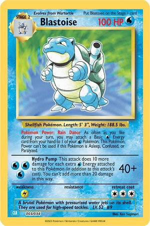 Blastoise Holo 2/102 - Base Set