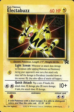Electabuzz #2 - Wizards Black Star Promo