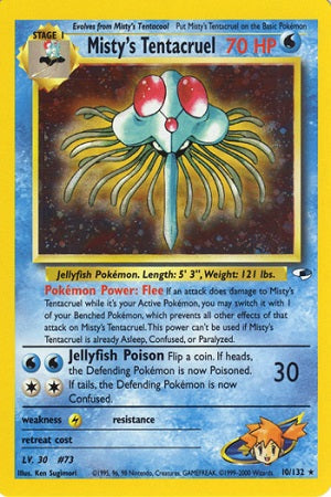 Misty's Tentacruel 10/132 - Gym Heroes