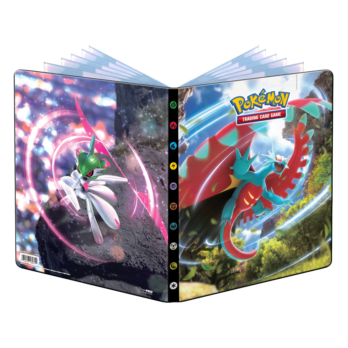 Ultra Pro Portfolio 9 Pocket Pokemon Paradox Rift Roaring Moon/Iron Valiant