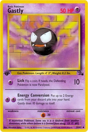 Gastly 33/62 - Fossil