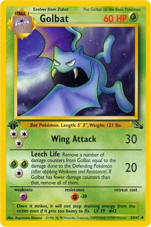 Golbat 34/62 - Fossil