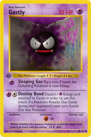 Gastly 50/102 - Base Set
