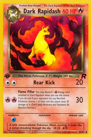 Dark Rapidash 44/82 - Team Rocket