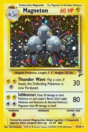 Magneton Holo 9/130 - Base Set 2
