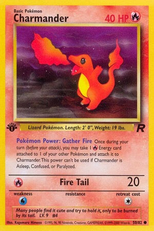 Charmander 50/82 - Team Rocket