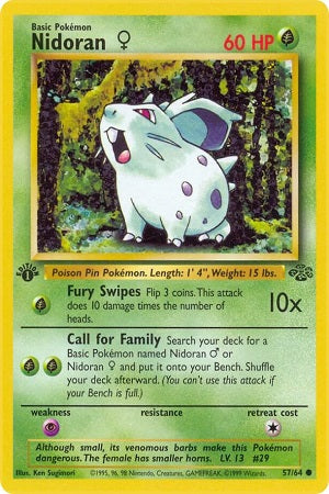 Nidoran (Female) 57/64 - Jungle