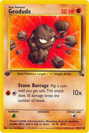 Geodude 47/62 - Fossil