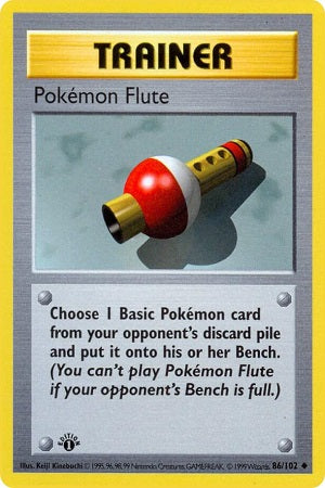 Pokemon Flute 86/102 - Base Set