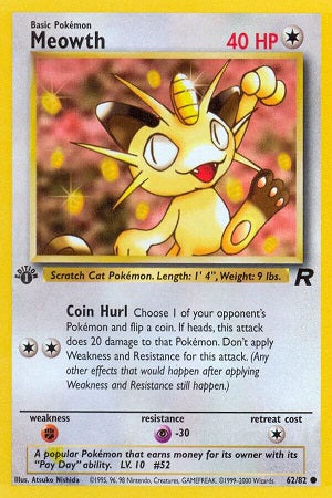 Meowth 62/82 - Team Rocket