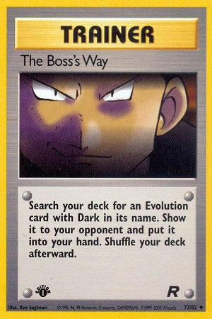 The Boss's Way 73/82 - Team Rocket