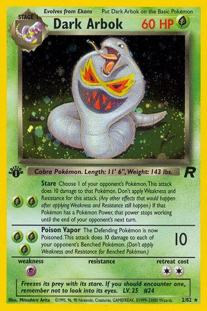 Dark Arbok Holo 2/82 - Team Rocket