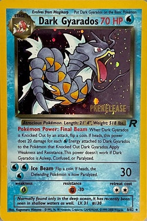 Dark Gyarados Holo 8/82 - Team Rocket