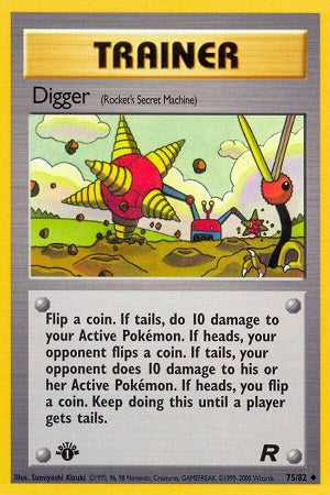 Digger (Rocket's Secret Machine) 75/82 - Team Rocket