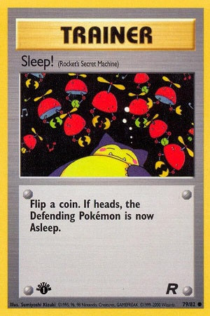 Sleep! (Rocket's Secret Machine) 79/82 - Team Rocket