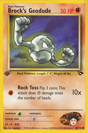 Brock's Geodude 68/132 - Gym Challenge
