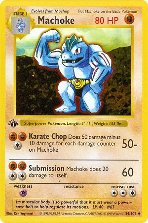 Machoke 34/102 - Base Set