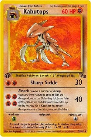Kabutops 24/62 - Fossil