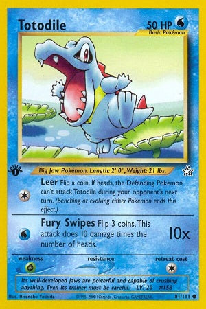 Totodile 81/111 - Neo Genesis