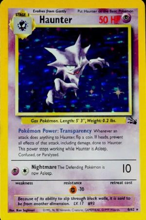 Haunter Holo 6/62 - Fossil