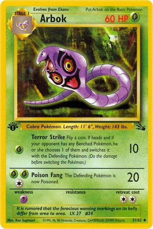 Arbok 31/62 - Fossil