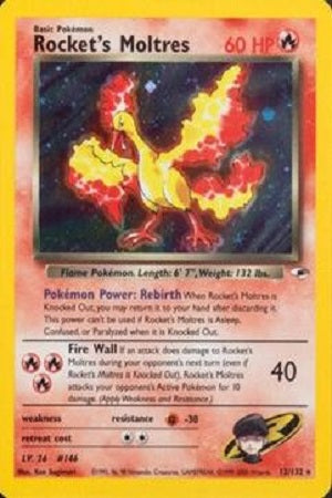 Rocket's Moltres 12/132 - Gym Heroes