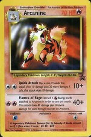 Arcanine #6 - Wizards Black Star Promo
