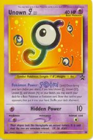 Unown J #38 - Wizards Black Star Promo