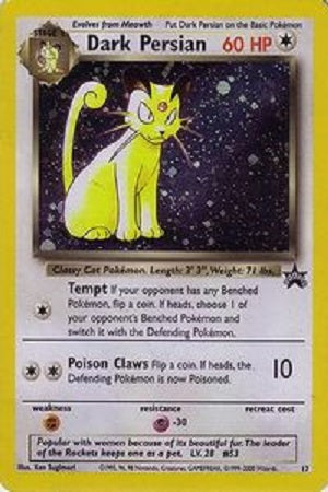 Dark Persian #17 - Wizards Black Star Promo