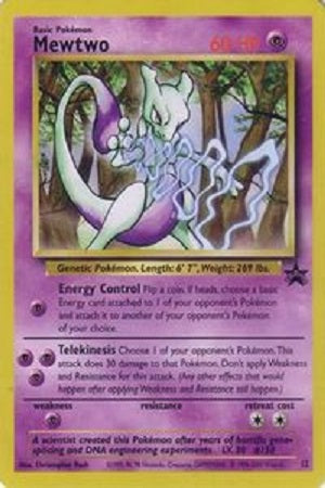 Mewtwo #12 - Wizards Black Star Promo
