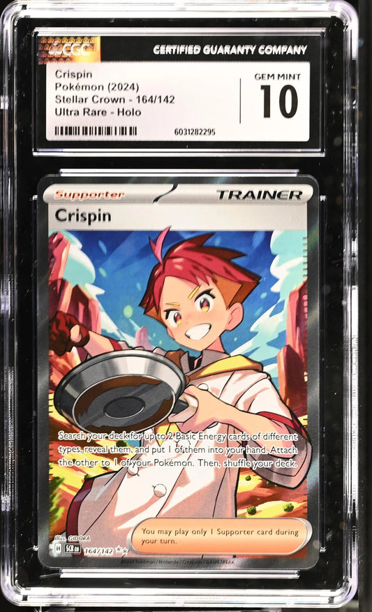 Crispin Stellar Crown Ultra Rare Holo #164 CGC 10