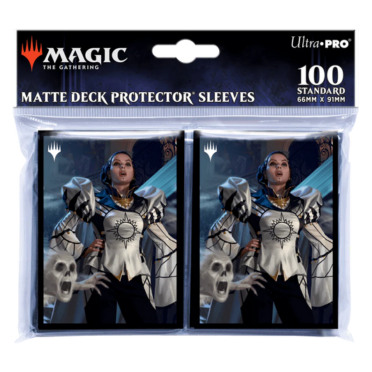 Murders at Karlov Manor Teysa, Opulent Oligarch Standard Deck Protector Sleeves (100ct) for Magic: The Gathering