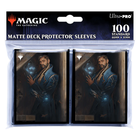 Murders at Karlov Manor Alquist Proft, Master Sleuth Standard Deck Protector Sleeves (100ct) for Magic: The Gathering