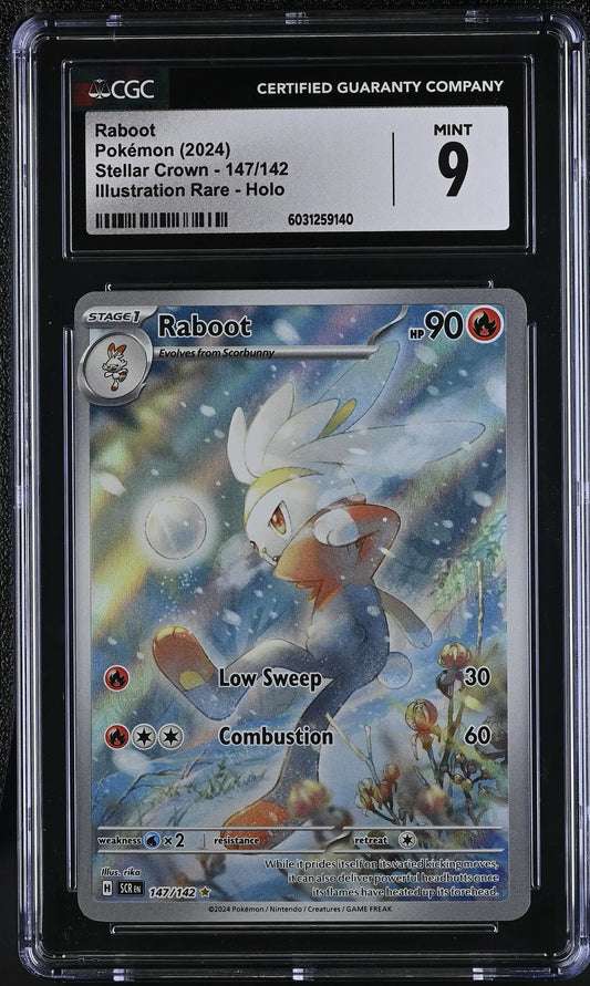 Raboot Stellar Crown Illustration Rare #147 CGC 9
