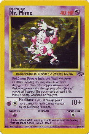 Mr. Mime Holo 6/64 - Jungle