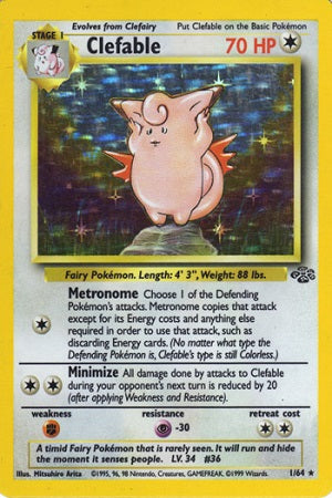 Clefable Holo 1/64 - Jungle
